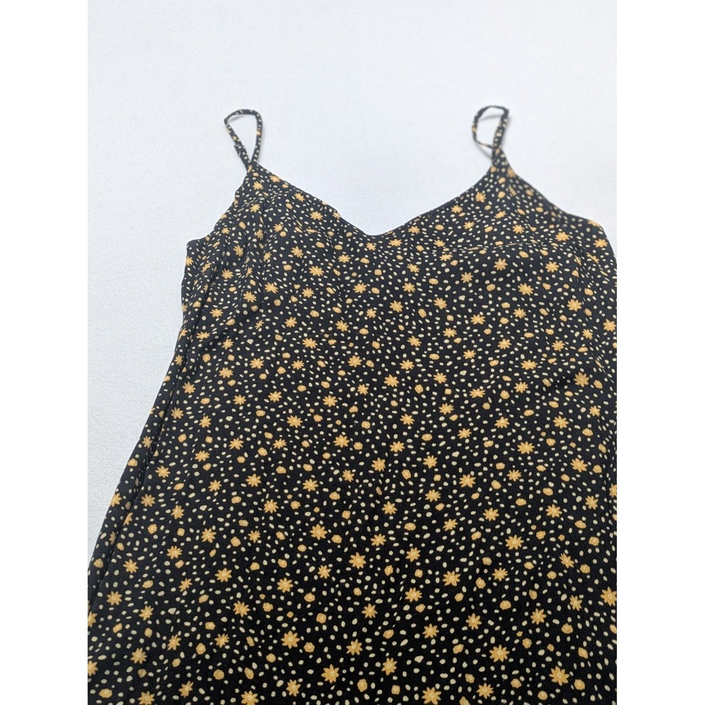 Reformation Slip Dress Crimini Midi Posie Ditsy Floral Black Size 4 Pullover - Picture 6 of 12